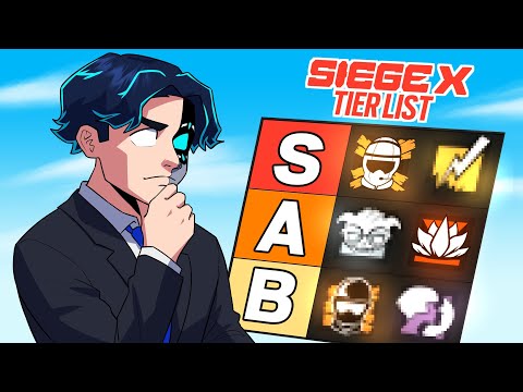 THE SIEGE X OPERATOR TIER LIST (META)
