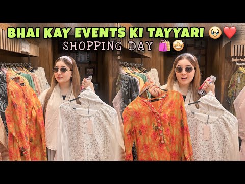 Shopping Day 🛍️☺️ | Bhai Kay Events Ki Tayyari ❤️🤩 | @RabeecaKhan |