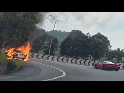 A fiery morning drive