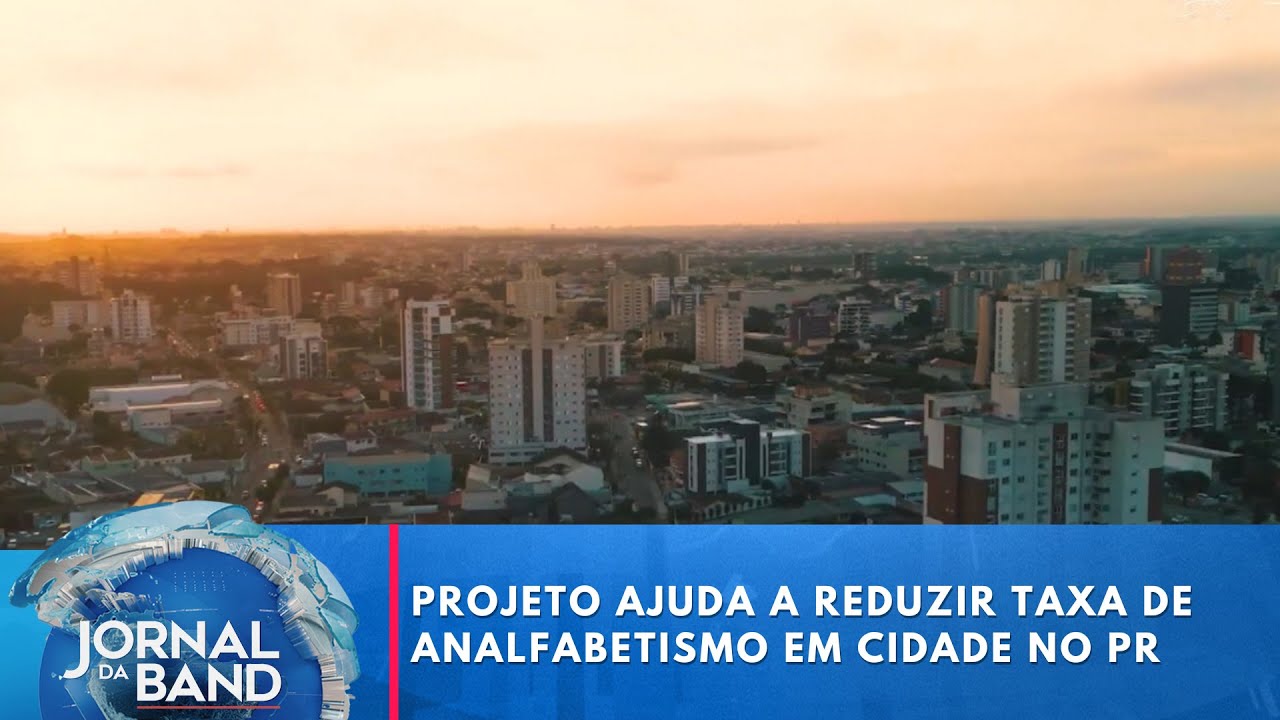 Projeto ajuda a reduzir taxa de analfabetismo em cidade no Paraná | Jornal da Band