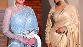 Latest Fashionable Designer Blouse For Sarees Croptops Lehengas 2025 Best Traditional Blouse Designs