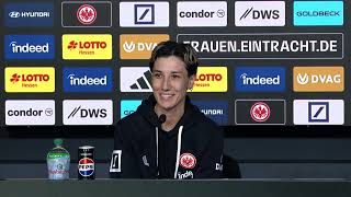 Medienrunde vor dem DFB-Pokal Spiel der Frauen VFL Wolfsburg vs Eintr. Frankfurt