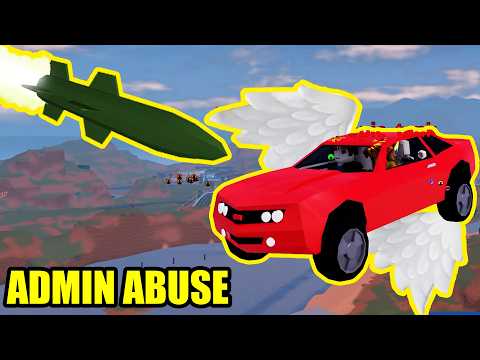 ADMIN ABUSE in Roblox Jailbreak