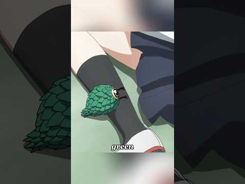 At that moment, the boy noticed a green caterpillar on the girl’s leg.#anime #foryou #short