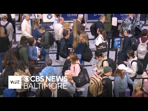 YouTube video thumbnail: Maryland Travelers Take Planes, Trains, Automobiles Back From Holiday Destinations