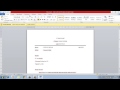 Membuat Surat Pesanan di Microsoft Word
