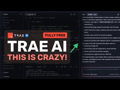Trae AI: RIP Cursor! This is AMAZING AI Code Editor IS FULLY FREE!