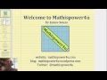 Mathispower4u Channel Overview