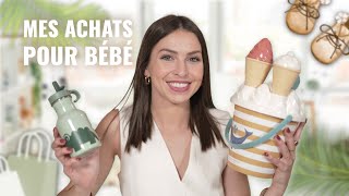 HAUL BÉBÉ ( mes achats : poussette, propreté, jeux, livre, été )
