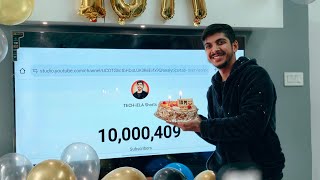 10 Million Live 🥳🎉 #techiela #techhacks #techshorts