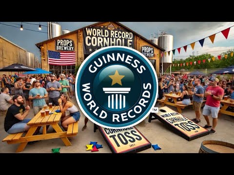 BREAKING THE WORLD RECORD CORNHOLE TOSS? - Bubba Army Podcast | Tigs Bits