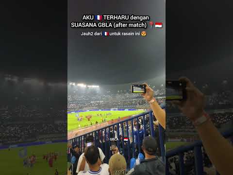 AKU 🇫🇷 TERHARU DENGAN SUASANA BOBOTOH DI GBLA 📍🇮🇩#persibday #bobotoh #pov #persibbandung #persib