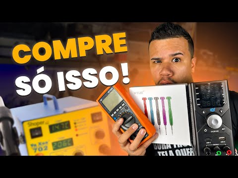 Ferramentas Que Você Precisa Ter Para Começar a Consertar Celular! (Não Pode Faltar)