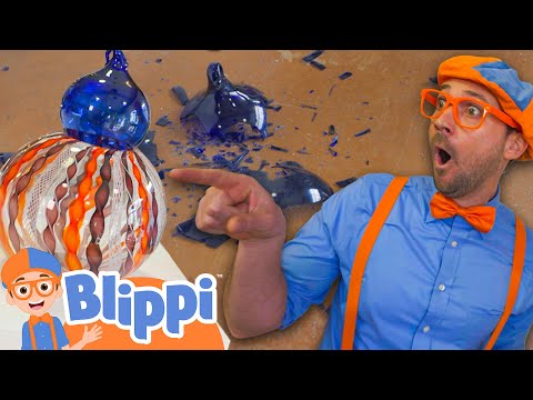 Uh Oh! Blippi Breaks The Glass Dish 😱 Fun For Kids | Kids TV Show | Educational Videos for Kids