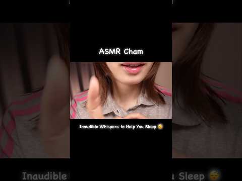 ASMR Inaudible Whispers to Help You Sleep😴 (unintelligible whisper, hand movement) #asmr #shorts