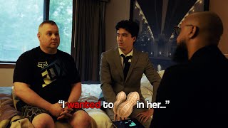 Chubby Pred Leaves His Disabled Wife at Home to Meet Young Girl