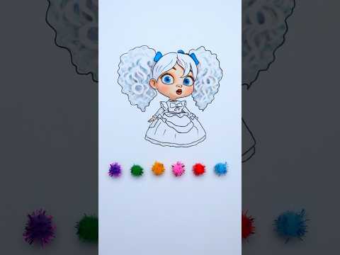 Poppy Playtime Chapter 5 Miss Poppy Rope correcting color puzzle game #poppyplaytime
