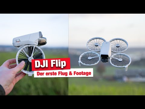 DJI Flip Drohne im Praxistest - Erster Flug & Footage