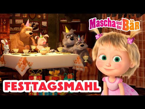 Mascha und der Bär 👧🐻 Festtagsmahl 🥗🥧 Episodensammlung 🎬 Masha and the Bear