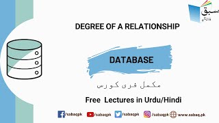 Degree of a Relationship