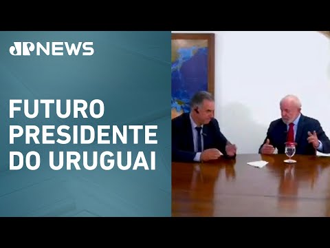 Lula recebe Yamandu Orsi no Palácio do Planalto