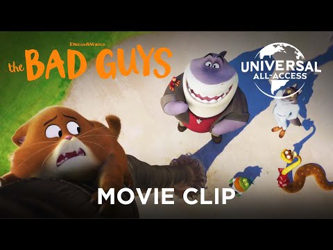 The Bad Guys Practice Rescuing A Cat Clip
