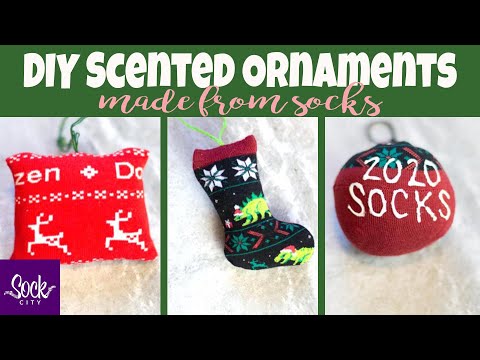 DIY Scented Ornaments | Made from Socks | Holiday Gift...