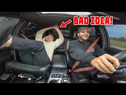 UNBOLTING SEATS IN A 1000 HP TRACKHAWK! *WARNING*