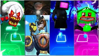 PJ MASKS 🆚 PJ PUG A PILLAR 🆚 MC QUEEN EATER 🆚 SKIBIDI TOILET 🆚 DAME TU COSITA - Tiles Hop EDM Rush!