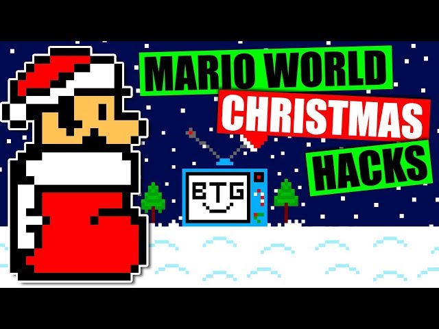 Super Mario World Christmas Rom Hacks (? Recorded LIVE)