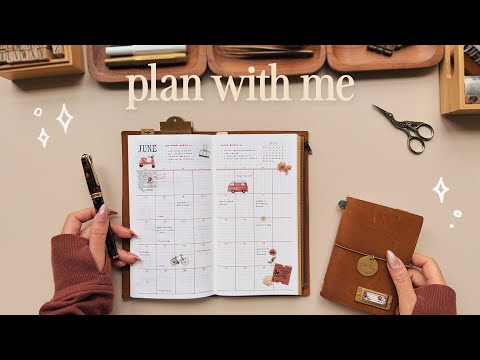 Plan With Me 🧳 June 2025 · less planning, more doing