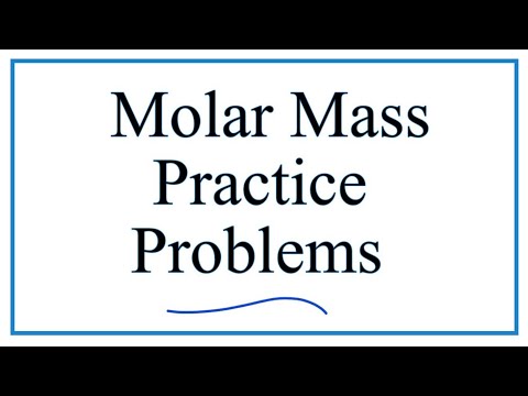Molar Mass Practice Problems and Answers