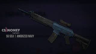 SG 553 Anodized Navy Gameplay