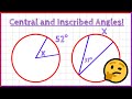 Central and Inscribed Angles