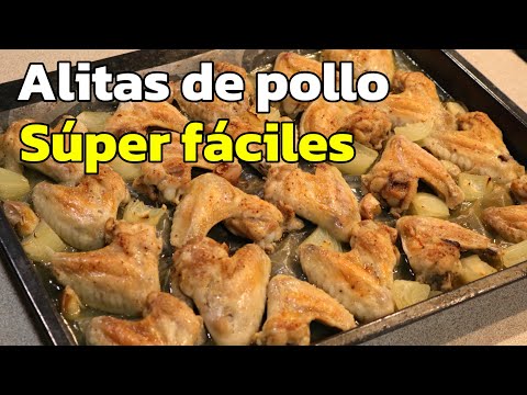 Alitas de pollo al horno SÚPER Fáciles - @recetasdecocina @deuvasaperas