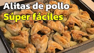 Alitas de pollo al horno SÚPER Fáciles - @recetasdecocina @deuvasaperas