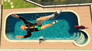 TUFFI IN PISCINA PARKOUR !!! 🐷GARE🐷 GTA 5 ONLINE