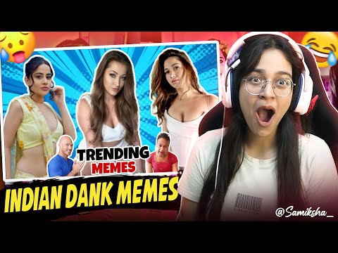 Dank Indian Memes Reaction🤣| Trending Memes | Indian Memes Compilation | DropOut |Samiksha Sengar