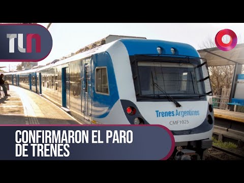 #TelenueveCentral | Confirmaron el paro de trenes