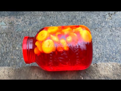 Rolling colorfull bottle on the stair 🌈👻 #asmr #crushingsoftthings #crushingcrunchythings