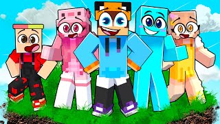 ¡Sobreviviendo en un CHUNK REALISTA en Minecraft! 😱🌍