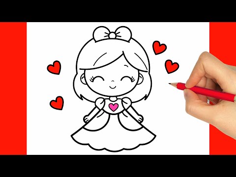 HOW TO DRAW A GIRL EASY STEP BY STEP