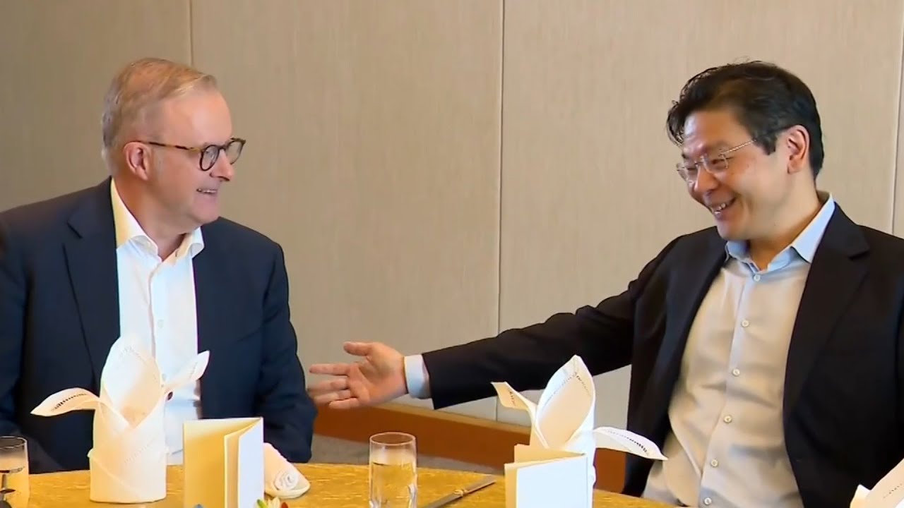 Albanese meets Singapore Prime Minister Wong