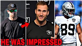 Raiders QB says HC Klint Kubiak ran "Most Productive" OTA...