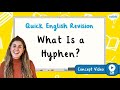 Hyphenation and Compound Words