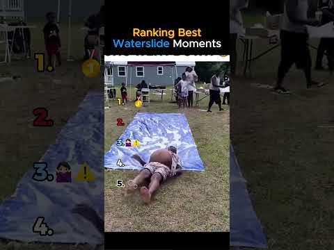 The BEST WATERSLIDE moments 🫧🛝 #toprank