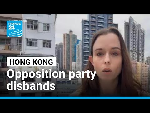 YouTube video thumbnail: Hong Kong Opposition Party Disbands Citing 'Immense' Pressure 