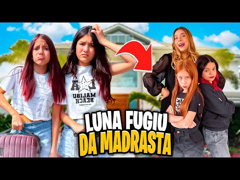 A MADRASTA MALVADA! LUNA Foge￼ de casa(Jéssica Sousa)