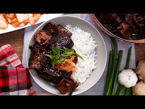 Soy-Braised Short Ribs and Shiitakes