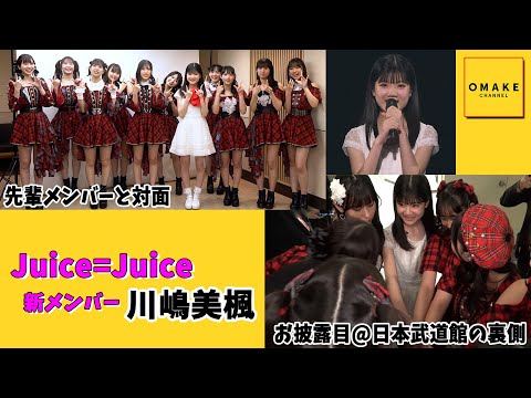 Juice=Juice Kawashima Mifu Meets with Senior Members & Unveils Behind the Scenes at Nippon Budokan